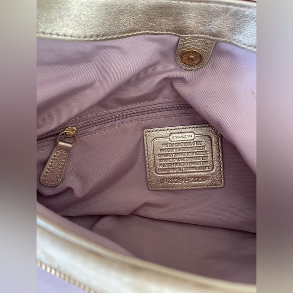 Vintage Coach Madison Soho Hobo Ivory Gold Leather
Trim No. H1294-†20584 - Picture 7 of 12